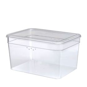 Clear Glossy Plastic Extra Tall Shoe Box with Lid, Adult Size,One Pair of Size, One Tier